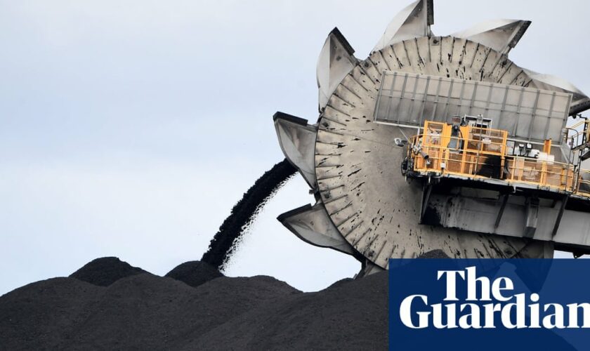 Australian fossil fuel exports ranked second only to Russia for climate damage with ‘no plan’ for reduction