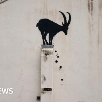 Banksy artwork appears on west London building