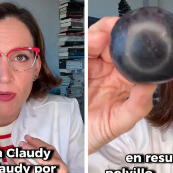 Boticaria García explica la importancia de que las ciruelas tengan el polvillo blanco que las recubre: «No es suciedad»