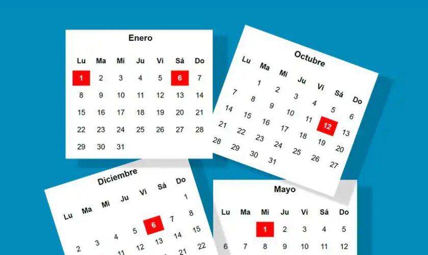 Calendario laboral 2024 en Valencia: estos son los cinco festivos y los dos puentes que quedan hasta final de año