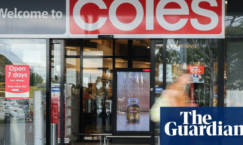 Coles reports 8% surge in annual profit to $1.1bn amid cost-of-living crisis