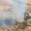 Desalojados 80 vecinos de Las Herencias (Toledo) por un incendio que ha dañado 40 casas