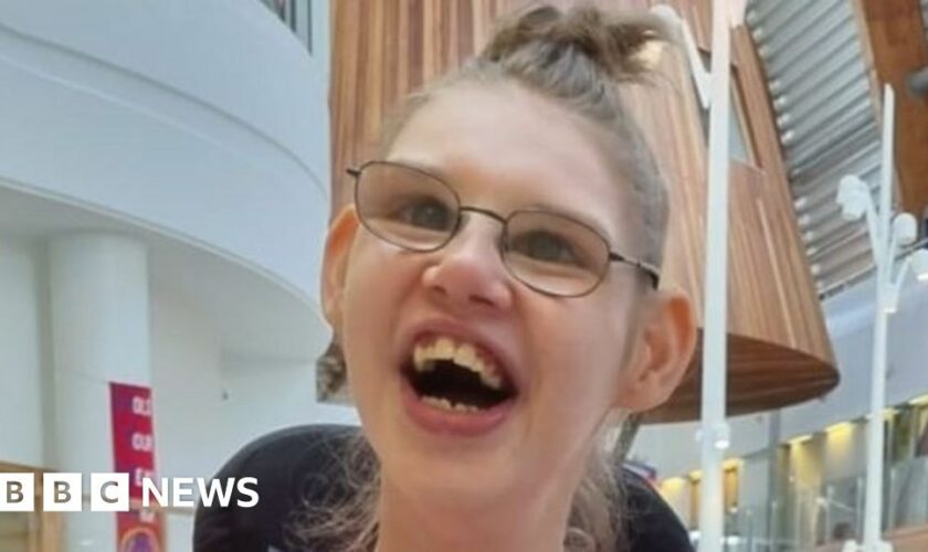 Disabled woman uses bed built for her when she was 8