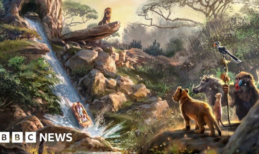 Disney unveils new Lion King ride for Paris park