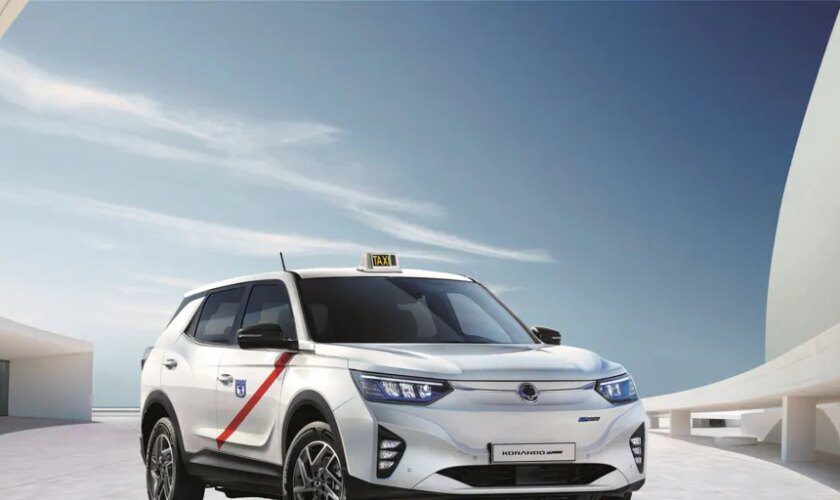 El Korando eléctrico se suma a la flota de taxis en España