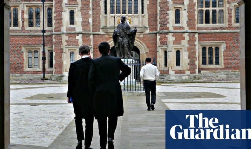 Eton to raise fees to £63,000 in response to VAT change