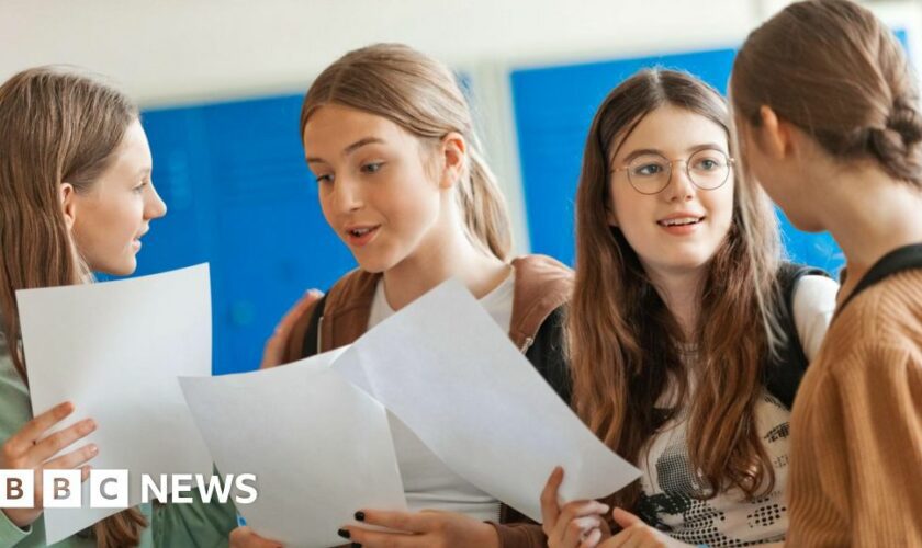 Fall in number of top A-level results