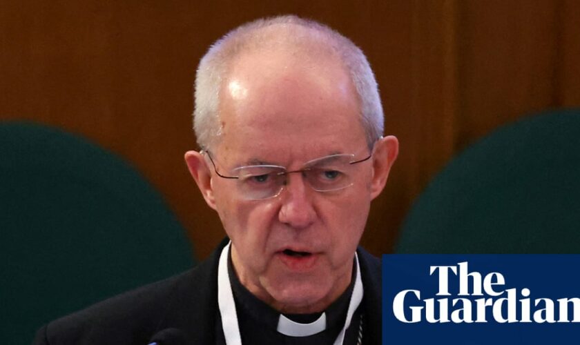 Far right ‘unchristian’, says archbishop of Canterbury as he condemns riots