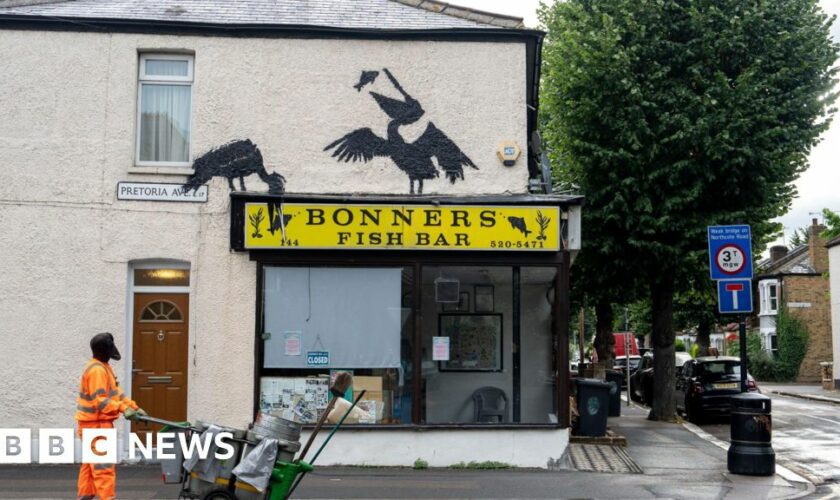 Fifth Banksy in five days appears in London