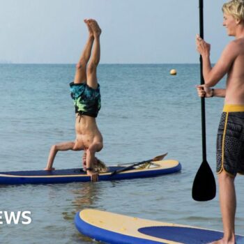 Four paddleboarders rescued amid holiday warning