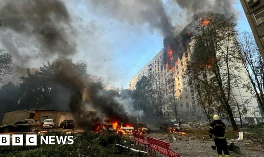 Girl, 14, killed as Russian strike hits Kharkiv playground