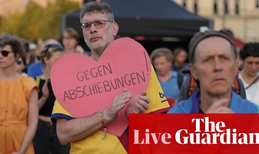 High-profile politician sprayed with liquid as Germany gears up for key state elections – Europe live