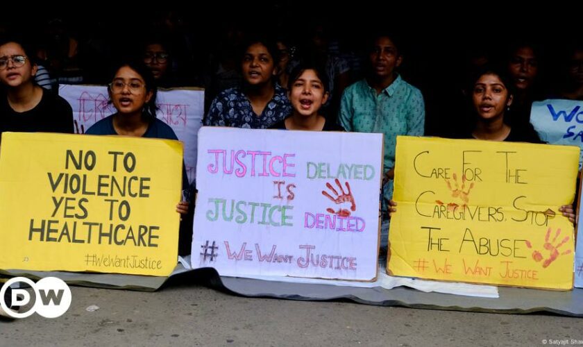 India: Doctors protest after medic raped and murdered