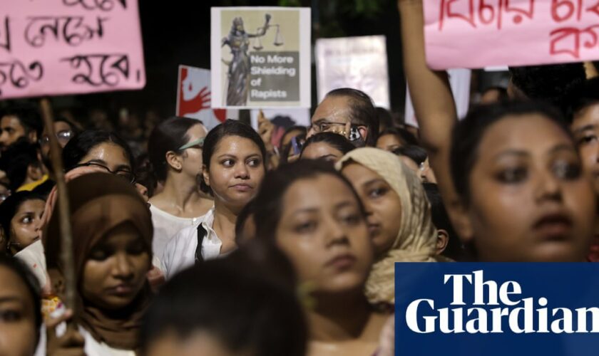 Indian women march to ‘reclaim the night’ after doctor’s rape and murder