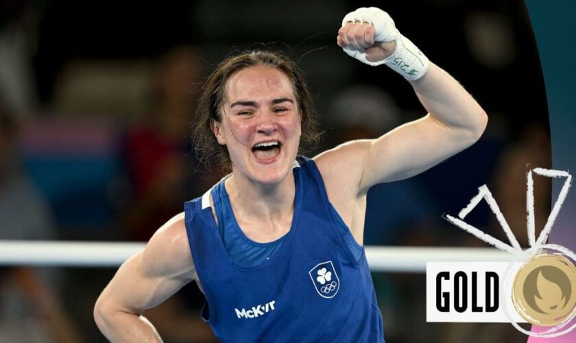 Watch as Ireland's Kellie Harrington becomes a two-time Olympic champion and wins gold at the women's 60kg final.