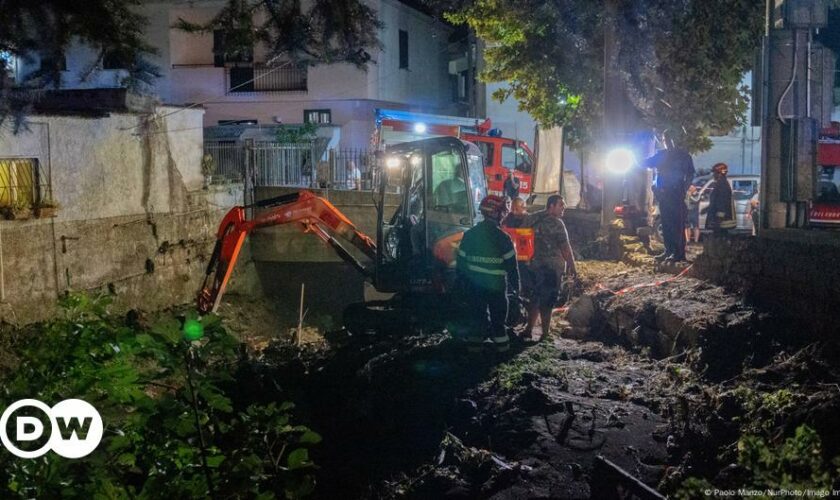 Italy: Two missing, feared dead in landslide