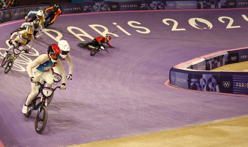 JO - BMX : triplé historique pour les Français, Daudet champion olympique, André 2e, Mahieu 3e