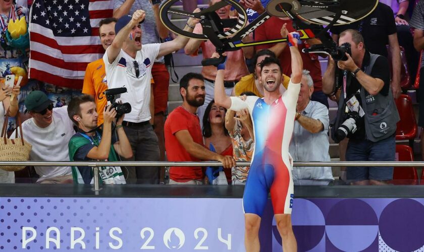 JO - Cyclisme sur piste : Benjamin Thomas glane la 14e médaille d’or française sur l’épreuve de l'omnium