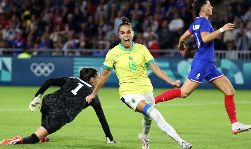 JO Paris 2024, football : le Brésil crucifie les Bleues (1-0), qui s’arrêtent encore en quarts de finale