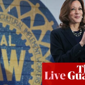 Kamala Harris gains strength in polls as she prepares for debate with Trump – US politics live