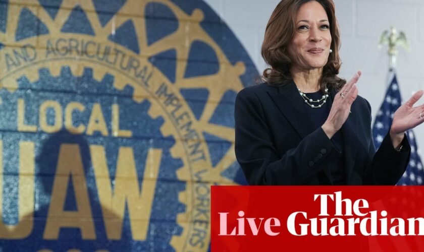 Kamala Harris gains strength in polls as she prepares for debate with Trump – US politics live