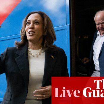 Kamala Harris to be pressed on policy shifts in first big interview; Trump holds Wisconsin town hall – US elections live