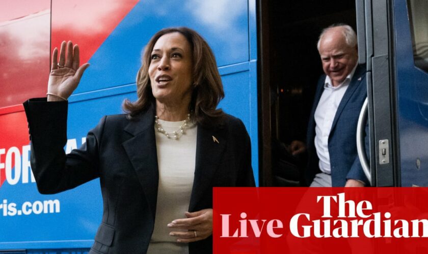 Kamala Harris to be pressed on policy shifts in first big interview; Trump holds Wisconsin town hall – US elections live