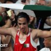 Khelif is carried on shoulders of coach