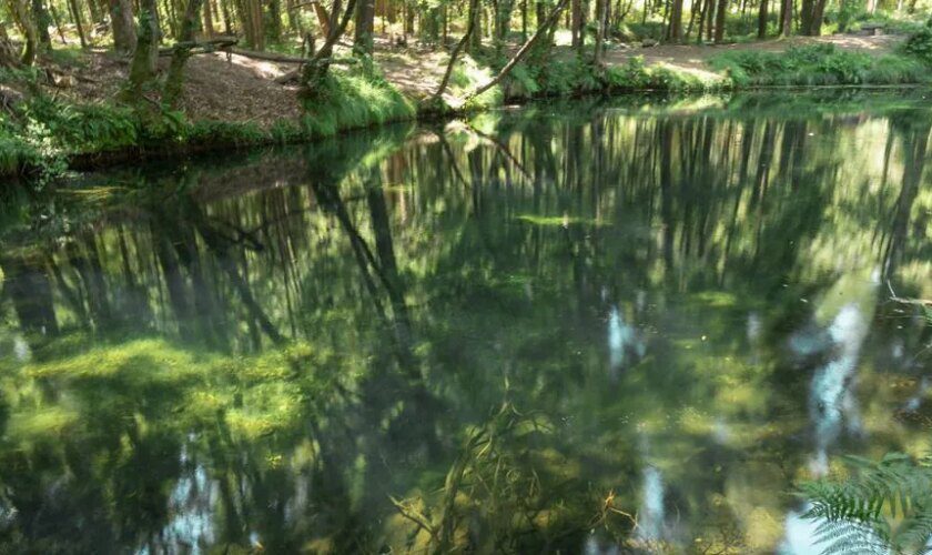 La laguna secreta de aguas cristalinas y cascadas a una hora de Vigo: dónde está y cómo llegar