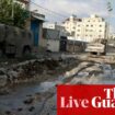 Middle East crisis live: Israeli forces kill at least 10 Palestinians in ‘major’ West Bank raids