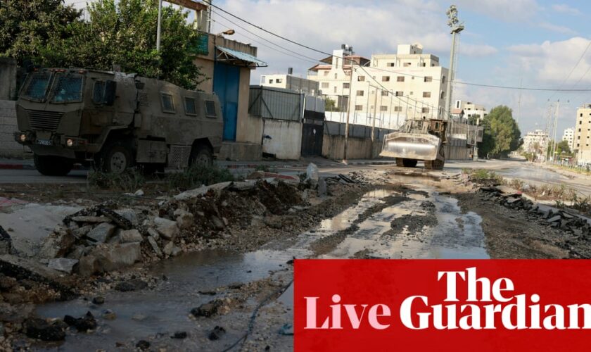 Middle East crisis live: Israeli forces kill at least 10 Palestinians in ‘major’ West Bank raids