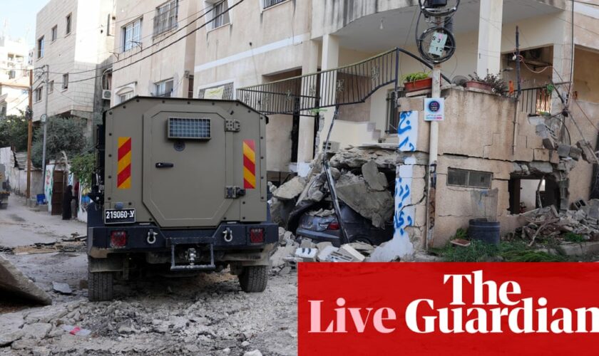 Middle East crisis live: Israeli troops kill five Palestinians in West Bank mosque, IDF reports