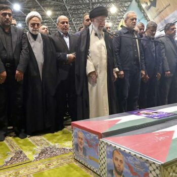 Middle East updates: Haniyeh funeral held in Iran