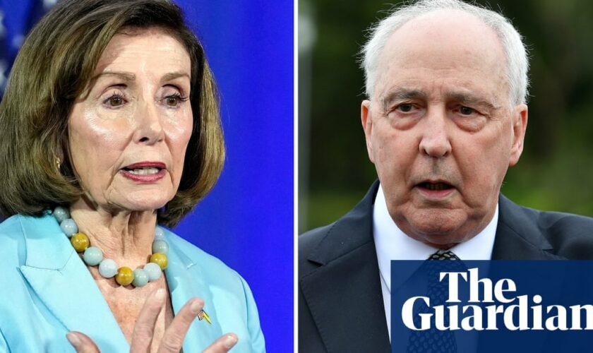 Nancy Pelosi rebukes former Australian PM Paul Keating over ‘stupid statement’ on Taiwan