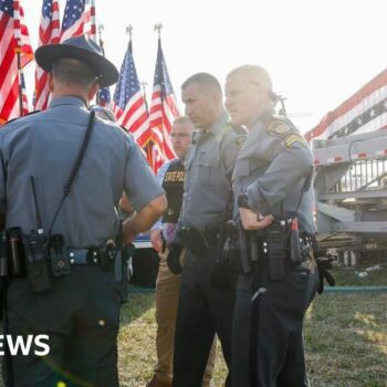 New bodycam footage shows moments  before Trump rally shooting