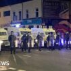 Objects thrown at police in east Belfast