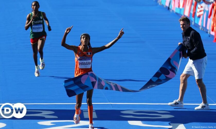 Olympics: Netherlands' Sifan Hassan wins women's marathon