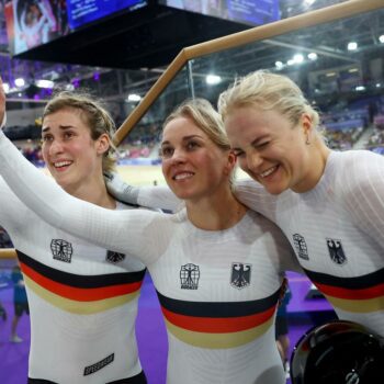 Olympischen Spiele: Teamsprint-Trio gewinnt Bronze im Bahnradfahren