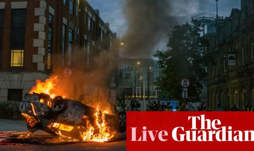 Police brace for more disorder after night of rioting in Sunderland – live