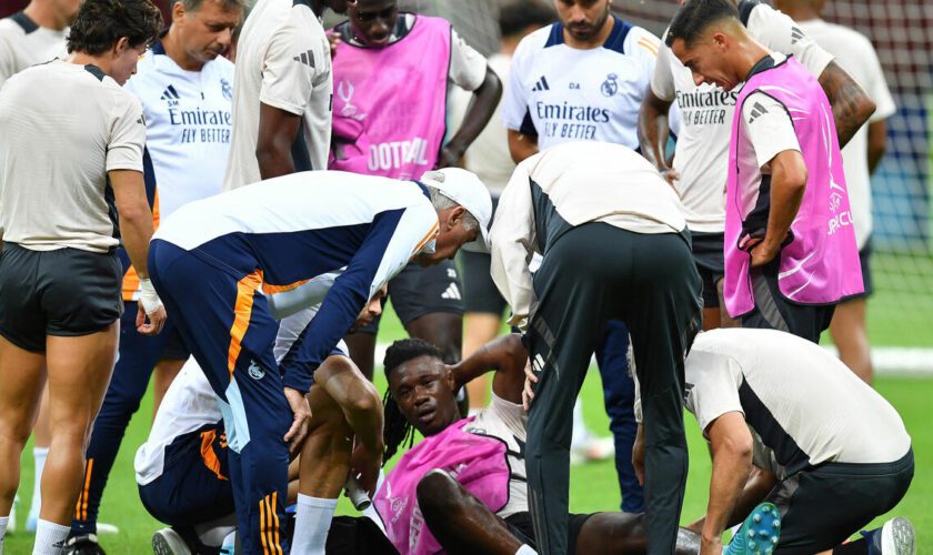 Real Madrid-Atalanta : grosse frayeur pour Eduardo Camavinga à la veille de la Supercoupe d’Europe