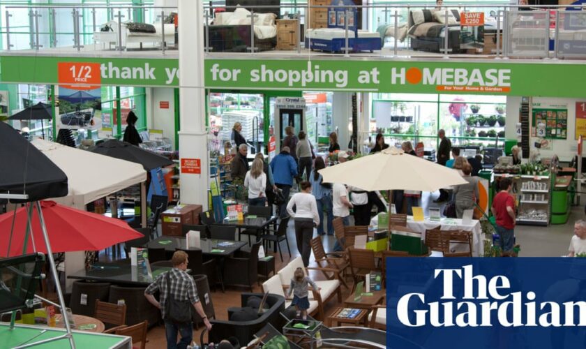 Sainsbury’s to buy 10 Homebase stores and convert them into big supermarkets