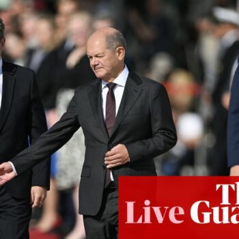 Starmer meets Scholz with Germans keen on youth mobility deal – UK politics live