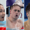 A split image of Alice Tai, Stephen Clegg and William Ellard after they all won Paralympic gold medals