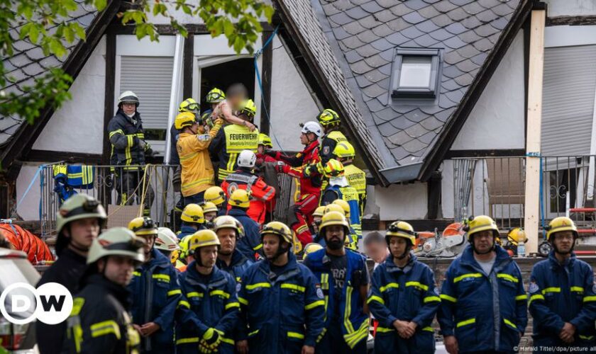 Teile eines Hotels in Kröv an der Mosel eingestürzt