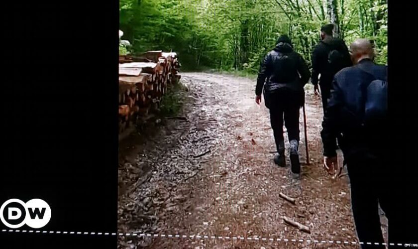 The Iranian men who walked for days to reach Germany