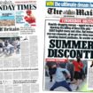 The Papers: 'Riots engulf Britain' and 'summer of discontent'