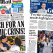 The Papers: l 'So much for economic crisis' and regional A-level divide