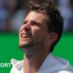 Dominic Thiem looks on during a US Open presentation on Monday