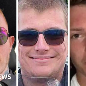 Three men who died in car crash near Falkirk named