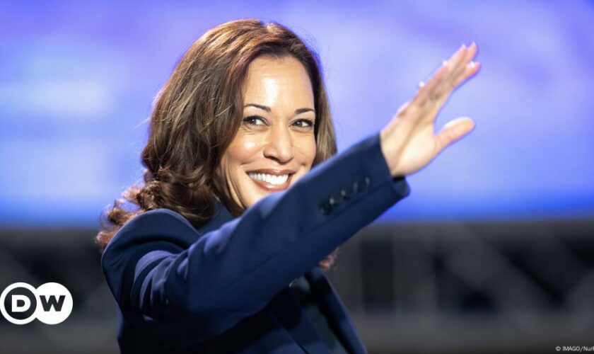 US: Harris 'honored' to be Democratic presidential nominee